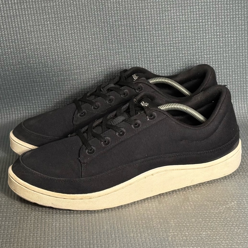 Allbirds Men’s Canvas Pacers Black Low Top Sneakers Size 12‎